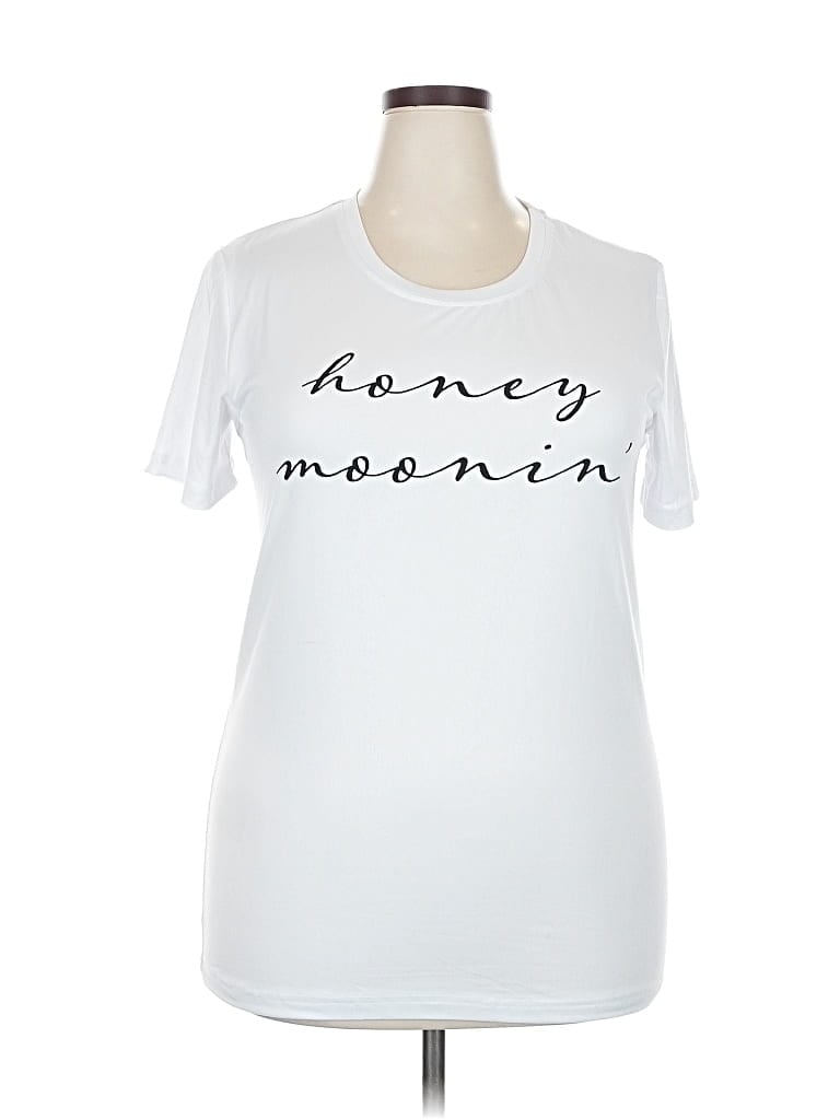 Pre-owned Assorted Brands Short Sleeve T-shirt In White