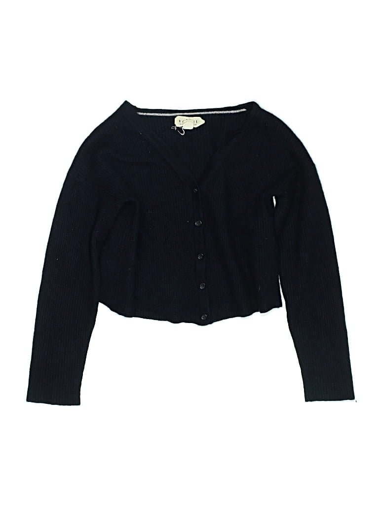Pre-owned Velvet Kids' Cardigan Sweater In Black