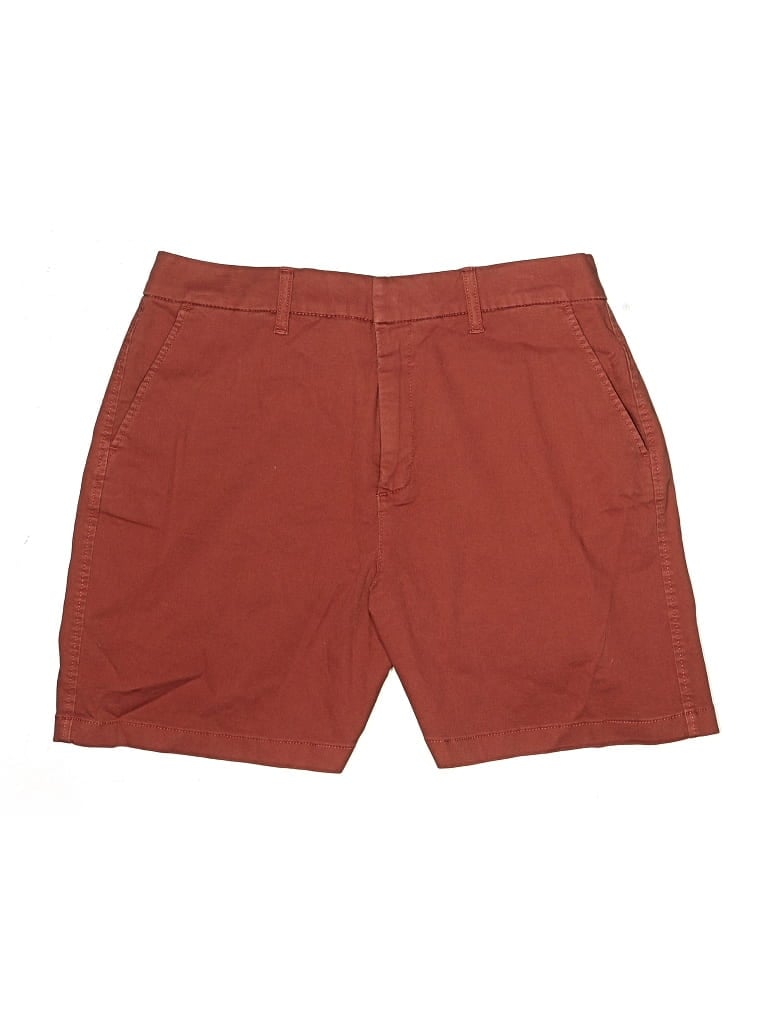 Anne Klein Cargo Shorts In Burgundy