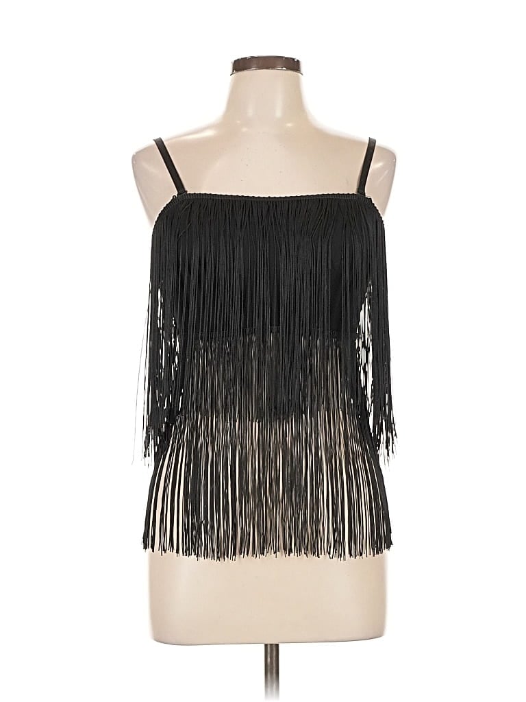 Pre-owned Sincerely Jules Sleeveless Blouse In Black