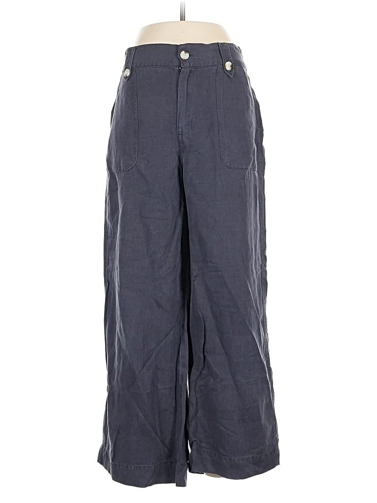 Pre-owned Cynthia Rowley Tjx Linen Pants In Gray