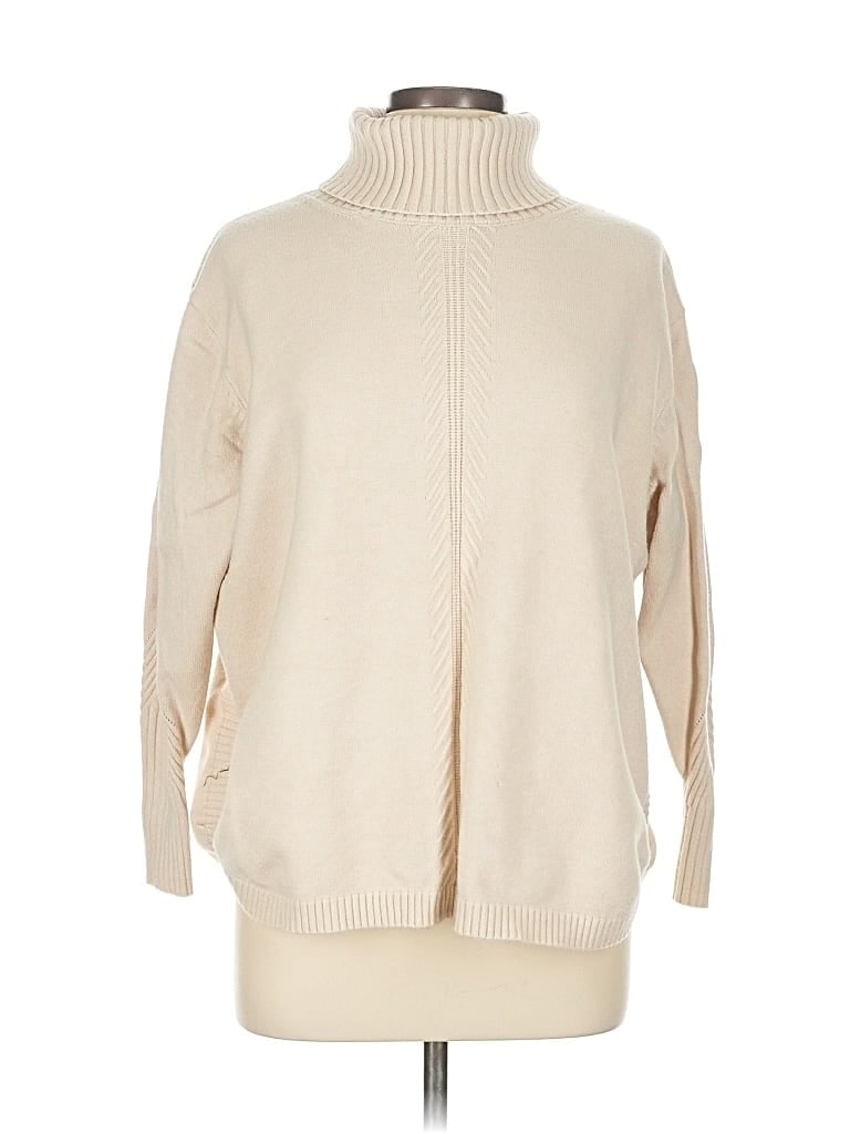 Pre-owned Cielo Turtleneck Sweater In Brown
