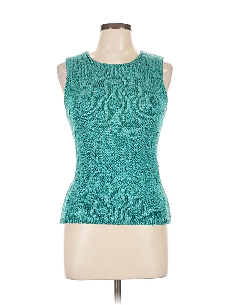 Pre-owned Assorted Brands Sweater Vest In Blue