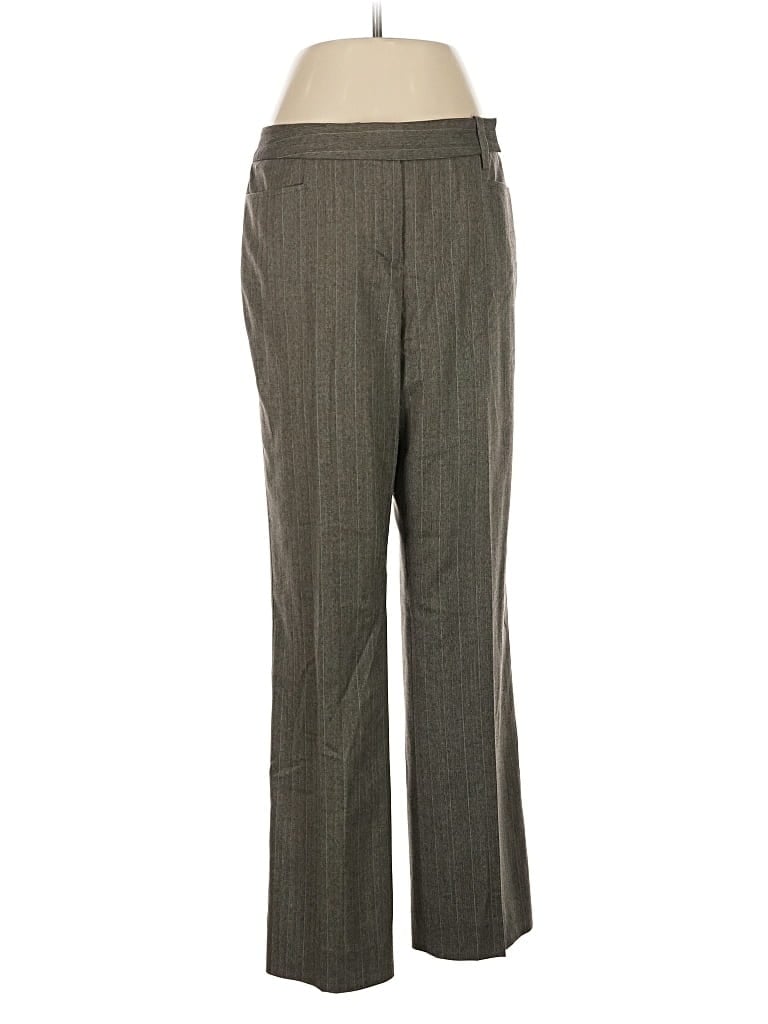 Pre-owned Jones New York Collection Dress Pants In Gray