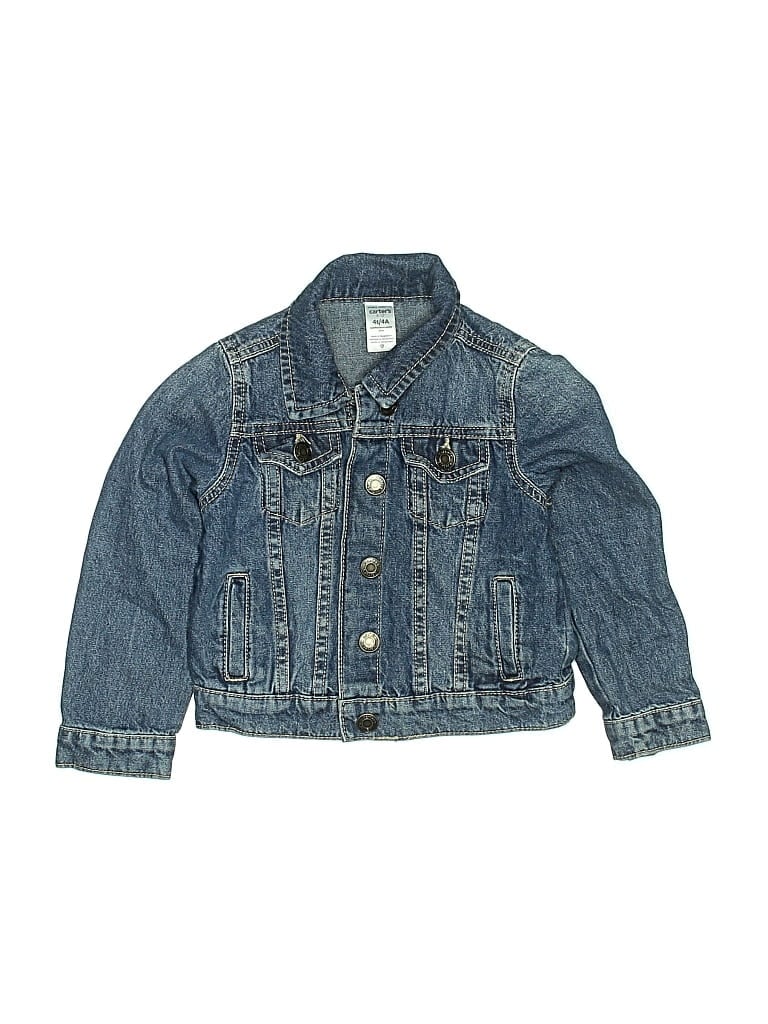Pre-owned Carter's Kids' Denim Jacket In Blue