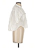Zara Ivory White 3/4 Sleeve Button-Down Shirt Size XS - photo 4