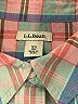L.L.Bean 100% Cotton Plaid Blue Long Sleeve Button-Down Shirt Size XS - photo 7