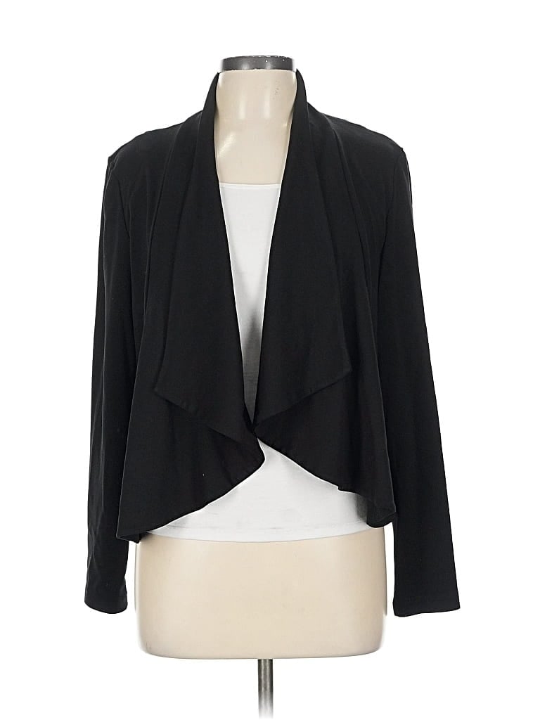 Pre-owned H&m Blazer Jacket In Black