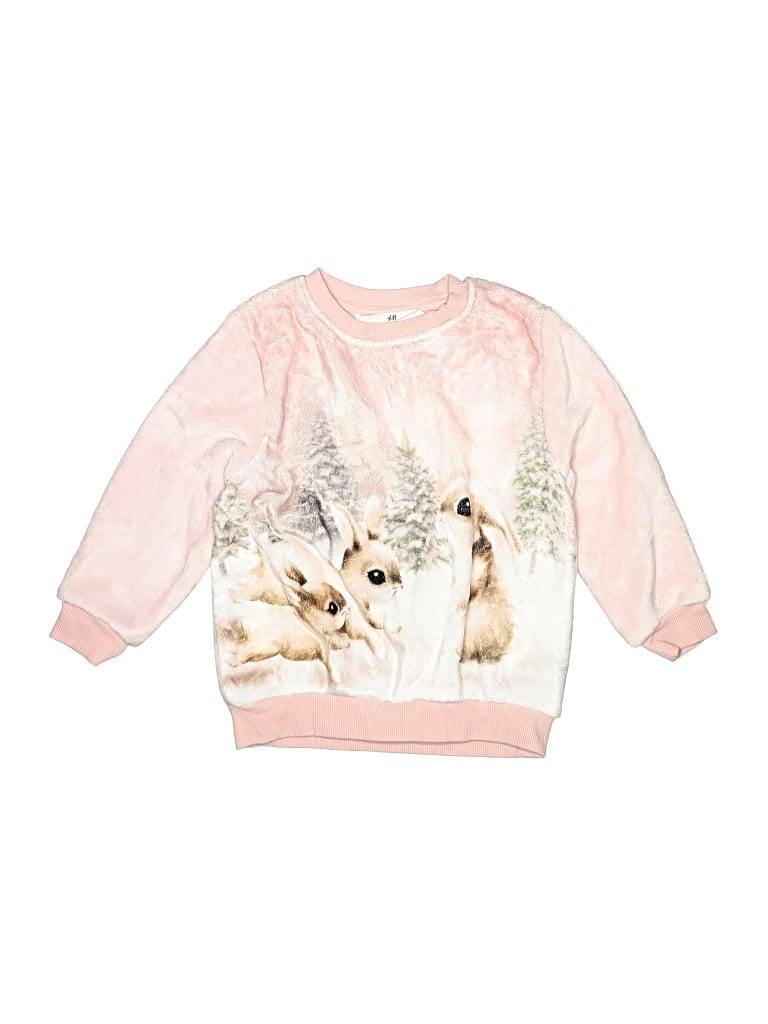 Pre-owned H&m Kids' Sweatshirt In Pink