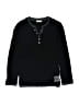 Apparis 100% Cotton Black Long Sleeve Henley Size 8 - photo 1