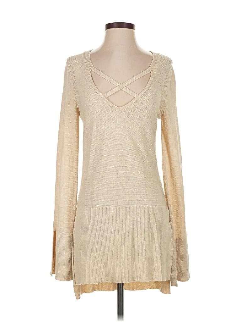 Pre-owned Free People Pullover Sweater In Brown