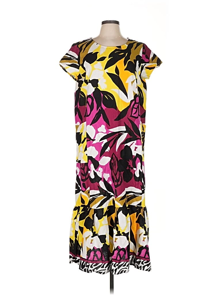 Pre-owned For Cynthia Casual Dress In Yellow