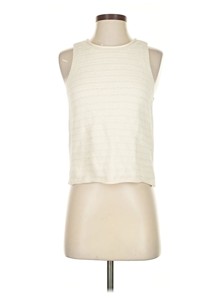 Pre-owned Madewell Sweater Vest In White