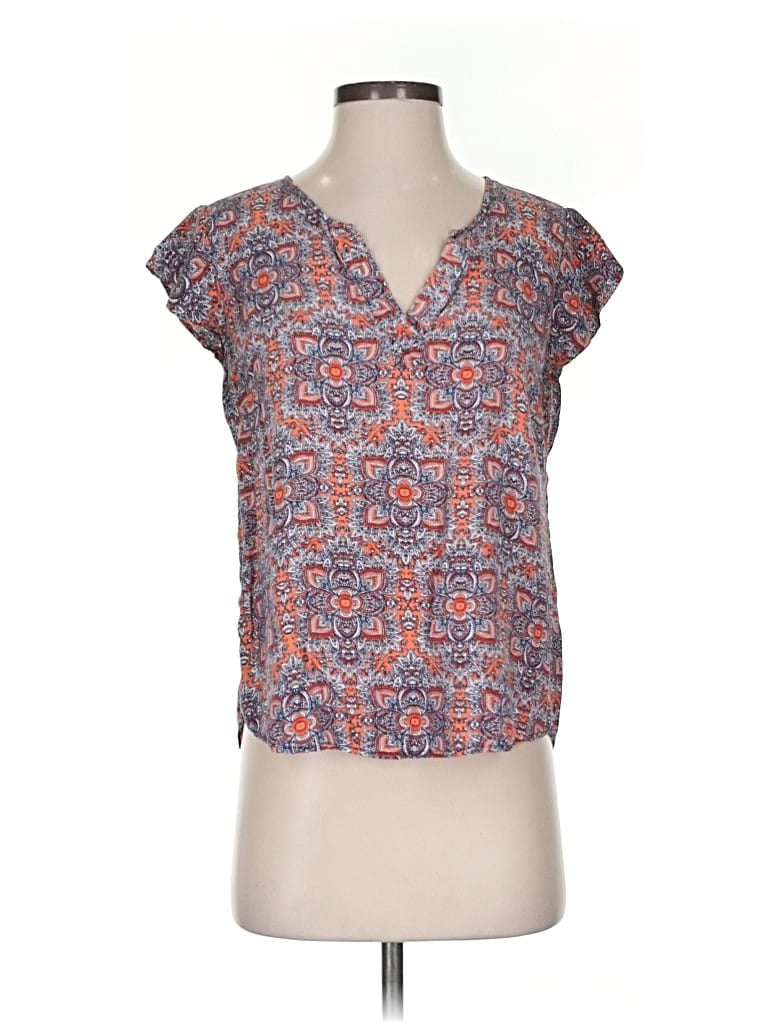 Pre-owned Lucy & Laurel Short Sleeve T-shirt In Orange