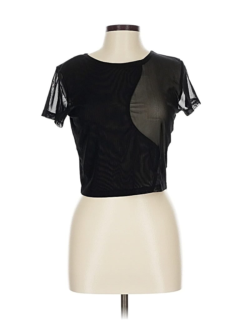 Pre-owned Asos Design Short Sleeve T-shirt In Black