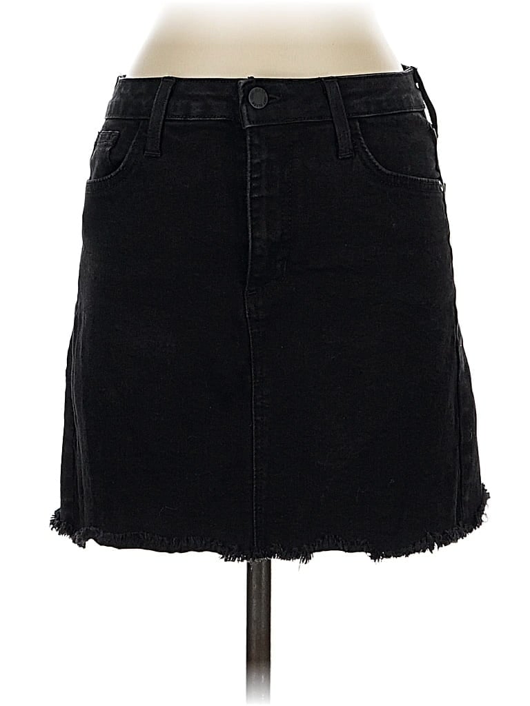 Pre-owned Just Black Denim Skirt In Black
