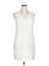 Decjuba Solid White Casual Dress Size 14 - photo 1