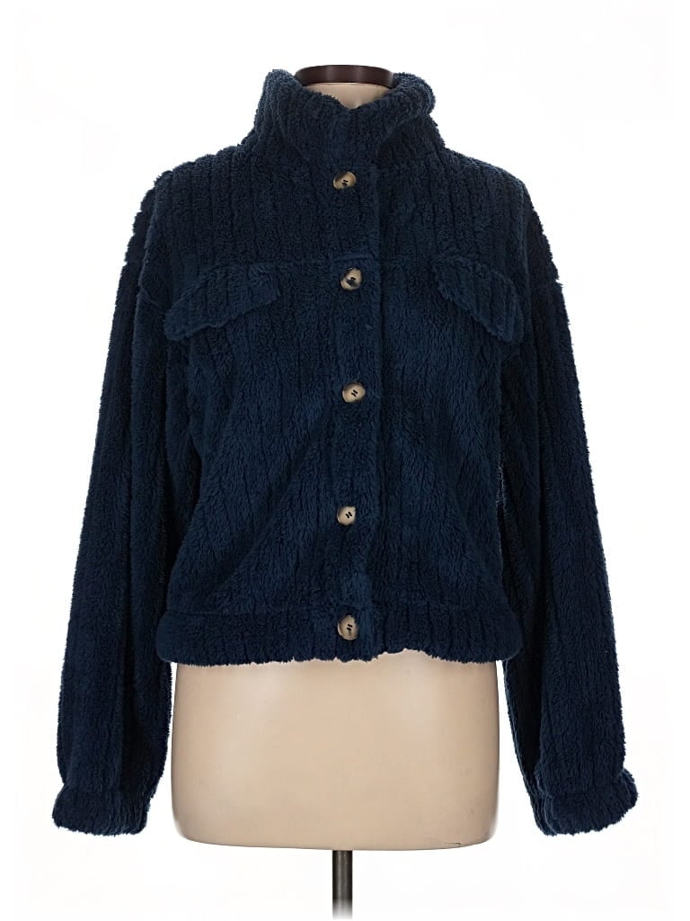 Pre-owned Unbranded Cardigan Sweater In Blue