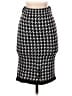 BCBGMAXAZRIA 100% Acrylic Houndstooth Black Formal Skirt Size S - photo 1