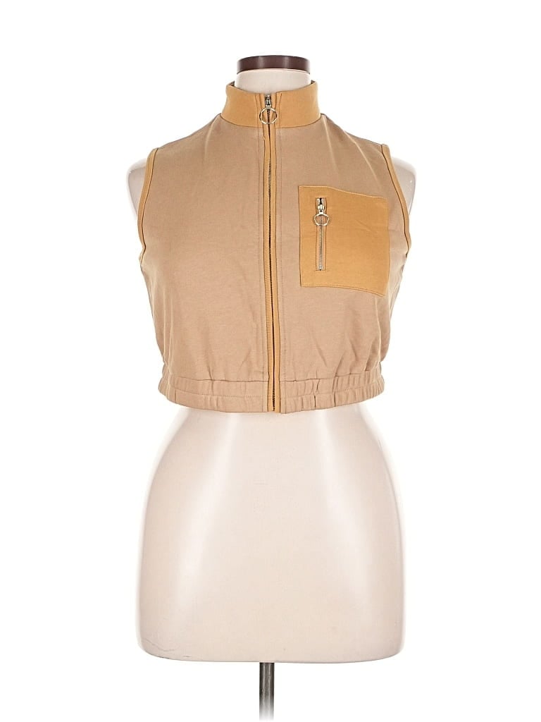 Fashion Nova Vest In Brown