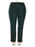 Nina Leonard Solid Green Casual Pants Size 2X - photo 1