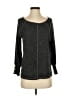 NY Collection Gray Black Cardigan Size S - photo 1
