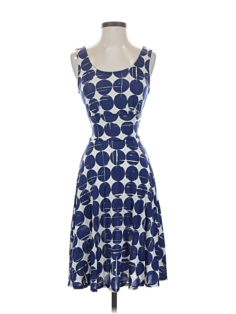 Pre-owned Leota Casual Dress In Blue