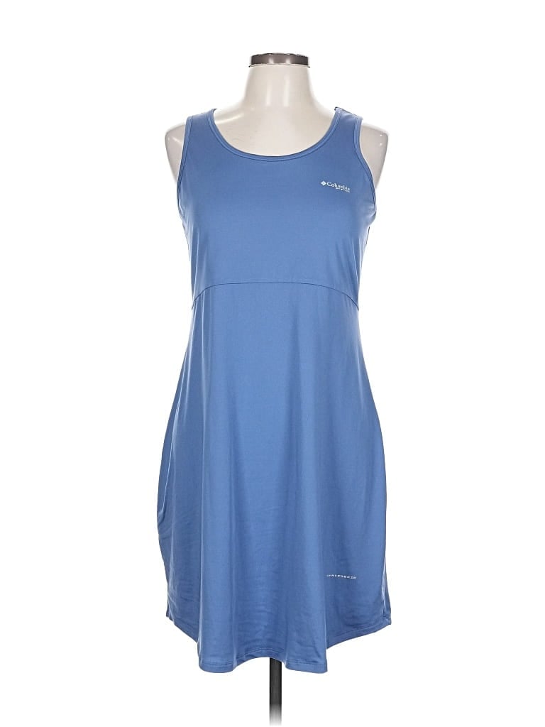 Pre-owned Columbia Casual Dress In Blue