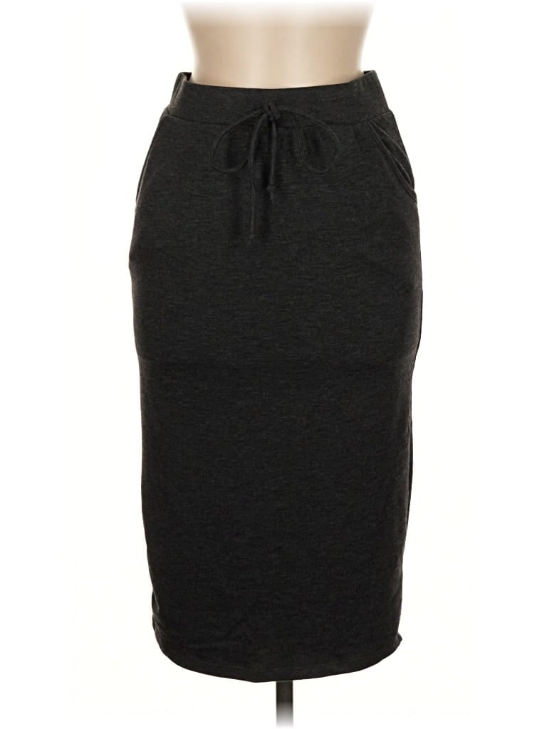 Pre-owned Fashion Nova Casual Skirt In Black