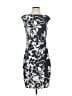 Chaps Graphic Gray Cocktail Dress Size S - photo 1