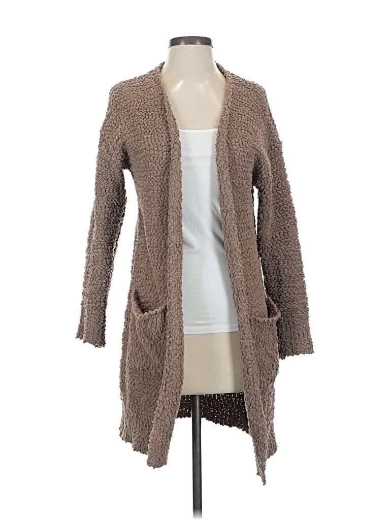 Pre-owned Zesica Cardigan Sweater In Brown