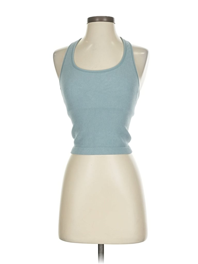 Pre-owned All In Motion Tank Top Blue Halter Neckline Tops
