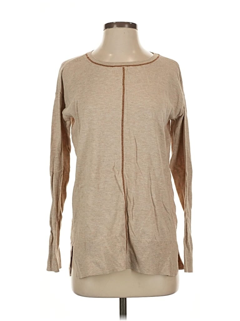 Pre-owned Banana Republic Factory Store Long Sleeve T-shirt In Brown