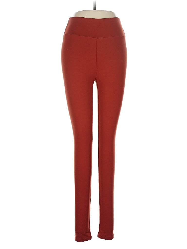 Pre-owned Lularoe Active Pants In Orange