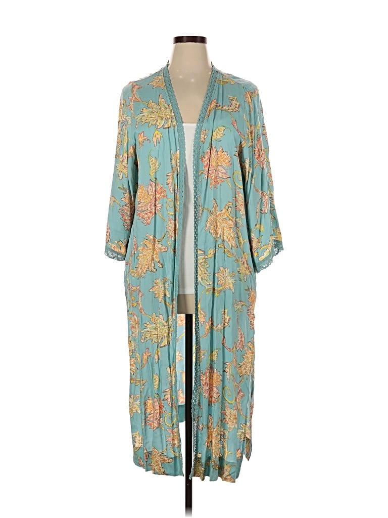 Pre-owned Jessica Simpson Kimono In Blue