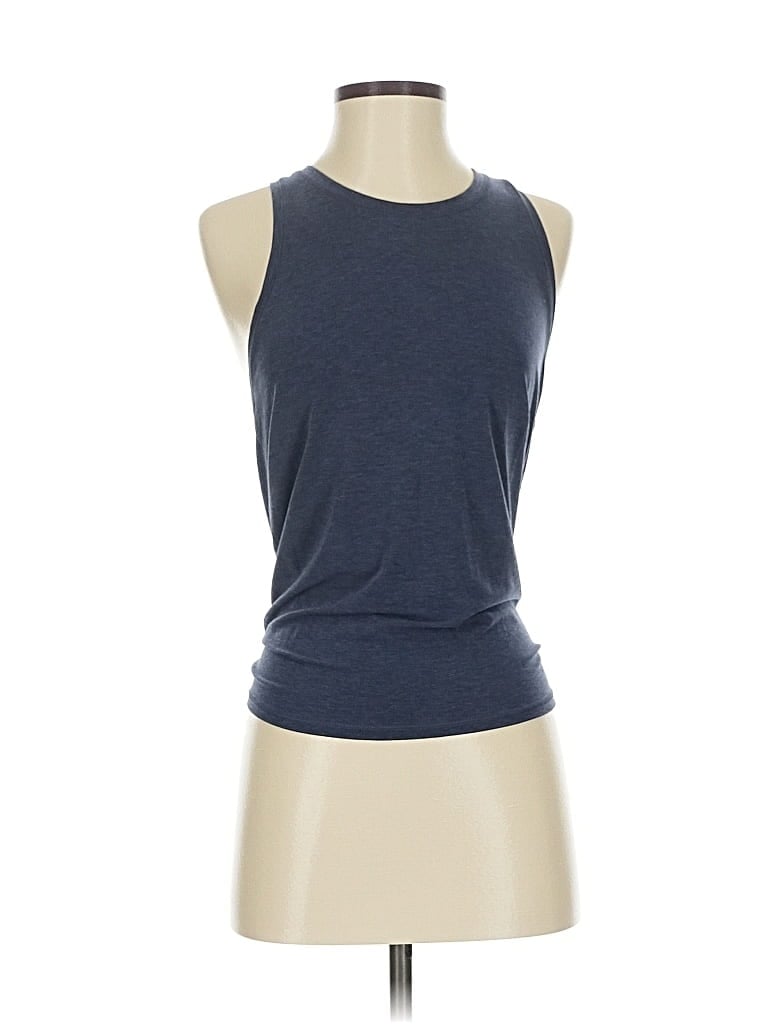 Pre-owned Gap Fit Sleeveless T-shirt In Blue