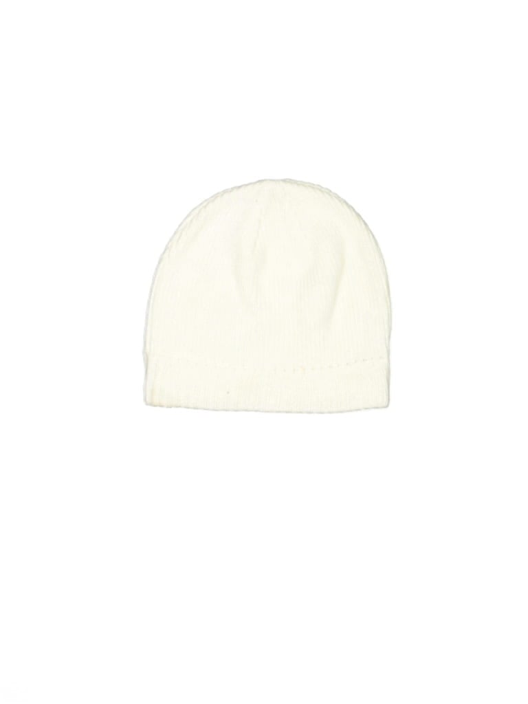 Pre-owned Unbranded Beanie Hat In White