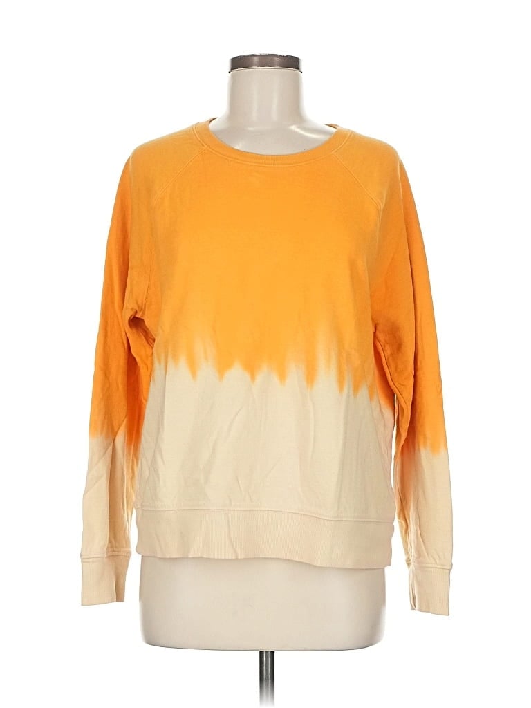 Pre-owned Athleta Sweatshirt In Orange