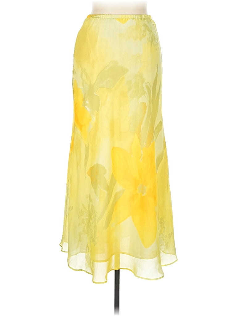 Pre-owned Positive Attitude Formal Skirt In Yellow