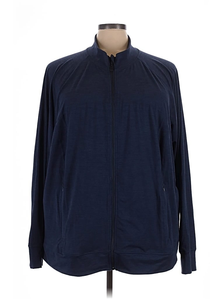 Pre-owned Torrid Track Jacket In Blue