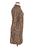 Slate & Willow Animal Print Brown Cocktail Dress Size XL - photo 4