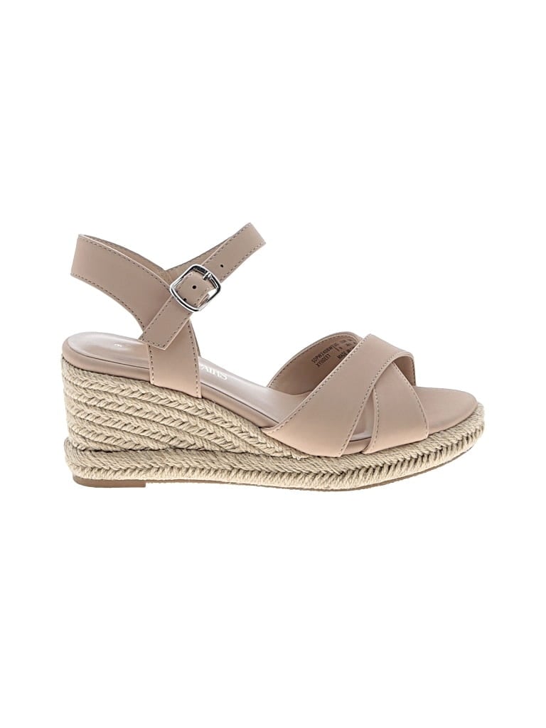 Pre-owned Dream Pairs Wedges In Brown