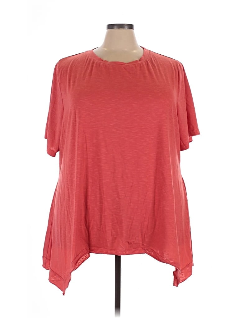 Pre-owned Bloomchic Short Sleeve T-shirt In Red
