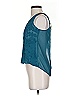 Chandi & Lia 100% Polyester Teal Sleeveless Blouse Size XS - photo 5
