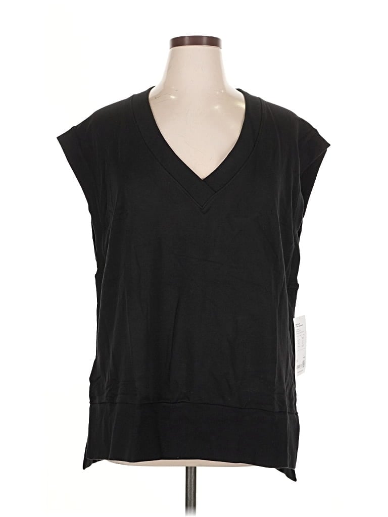 Pre-owned Athleta Sweater Vest In Black