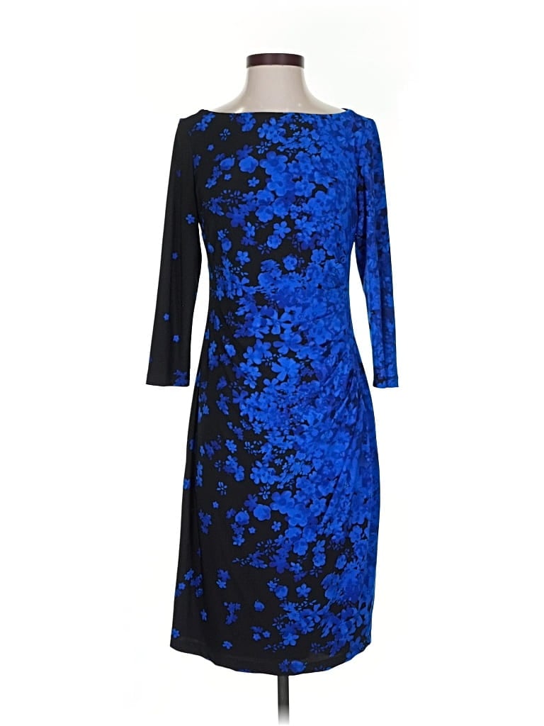 Pre-owned Chaps Cocktail Dress In Blue