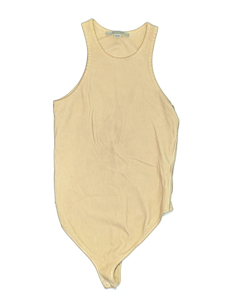 Pre-owned Allsaints Bodysuit In Yellow