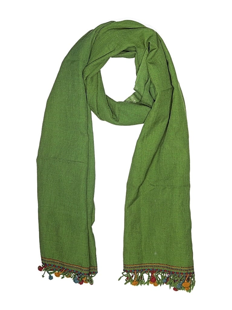 Pre-owned Unbranded Scarf In Green