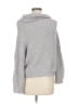 Express Metallic Silver Turtleneck Sweater Size M - photo 2