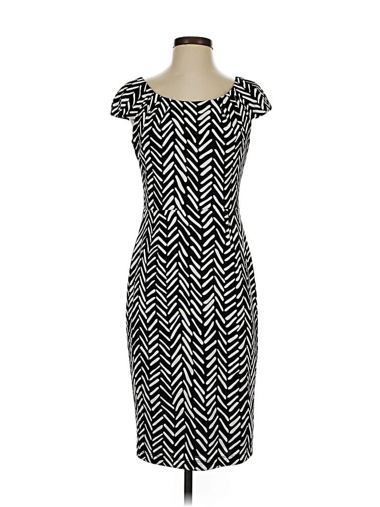 Pre-owned David Meister Casual Dress In Black